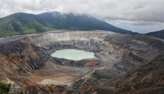 Volcán Poás en Costa Rica